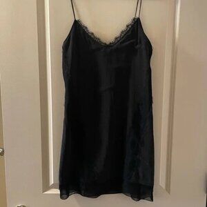 NWT Dolce Vita Mini Black Lace Slip Dress, Size Small SKU:211
